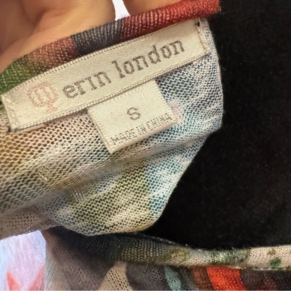 Erin London‎ Colorful Abstract Women's Tunic Top Small - Picture 4 of 6